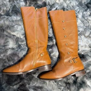 Michael Kors Carney tall leather riding boots